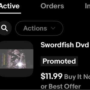 Swordfish DVD